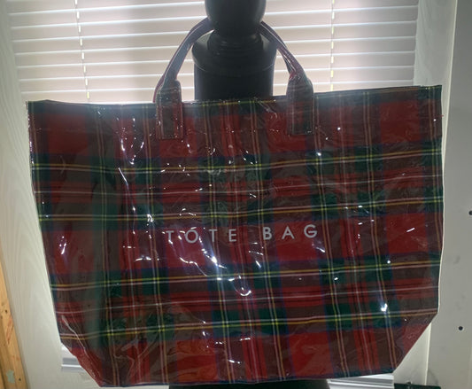 Plaid Tote
