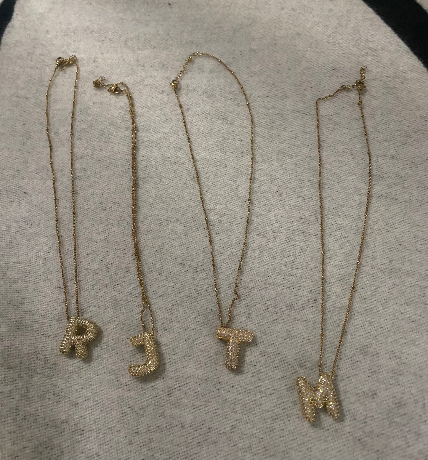 Bling Initial Necklace
