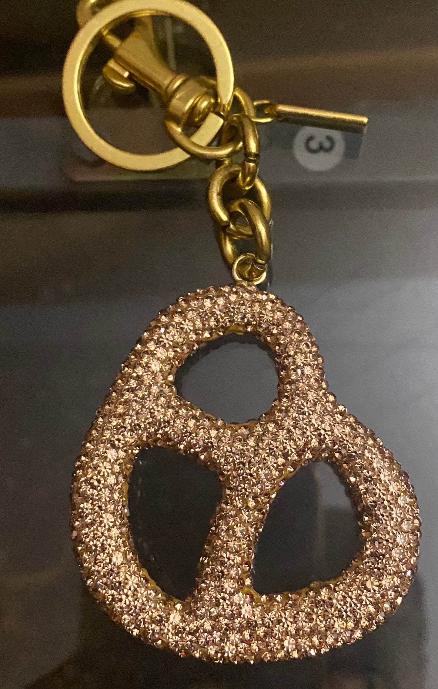 Bling Pretzel Charm