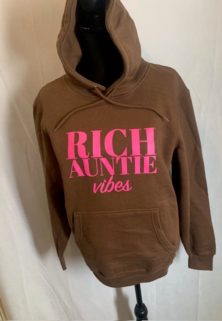 Hot Pink Auntie Hoodie